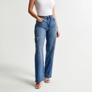 Abercrombie & Fitch High Rise Blue Jeans